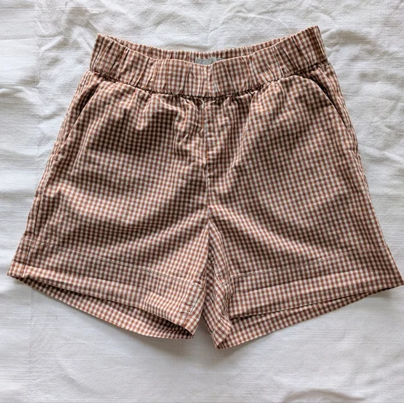 Everlane 5" Gingham Easy Shorts - Picture 2 of 8